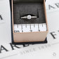Platinum Diamond Ring & Diamond Shoulders Size O