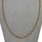 Pre-Owned 9ct Gold Belcher Chain Necklace 21 Inch