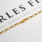 Pre-Owned 9ct Gold Belcher Chain Necklace 21 Inch
