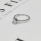Pre-Owned 18ct White Gold Pear Cut Diamond Ring Size N