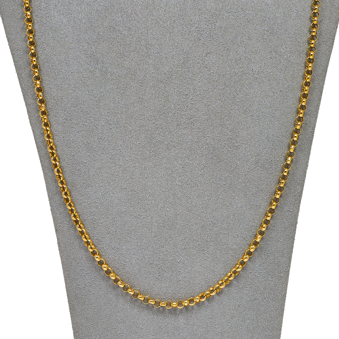 Pre-Owned 9ct Gold Belcher Chain Necklace 26 Inch