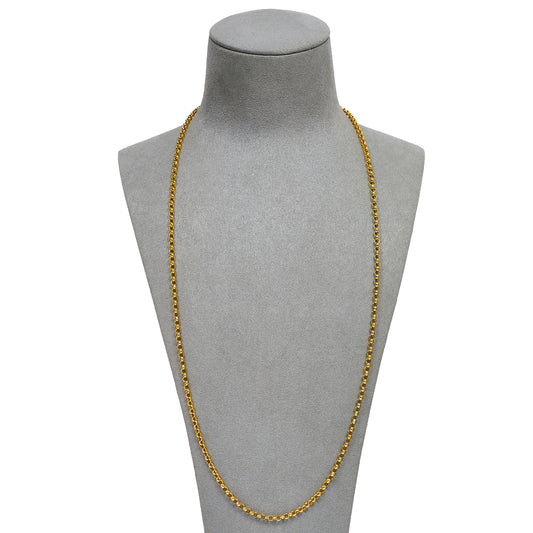 Pre-Owned 9ct Gold Belcher Chain Necklace 26 Inch