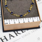 Pre-Owned 9ct Gold Diamond & Kyanite Bracelet 7.5 Inch