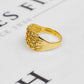Pre-Owned 9ct Gold 4 Row Shot Ring Size U