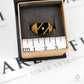 Pre-Owned 9ct Gold Diamond & Square Onyx Signet Ring Size R