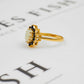 Pre-Owned 9ct Gold Opal & Sapphire Cluster Ring Size N