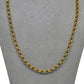 Pre-Owned 9ct Gold Belcher Chain Necklace 20 Inch