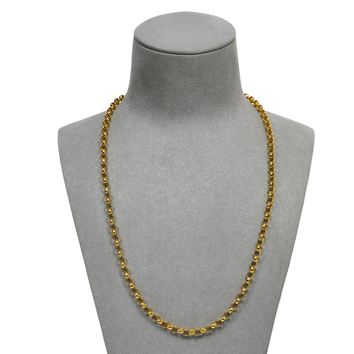 Pre-Owned 9ct Gold Belcher Chain Necklace 20 Inch
