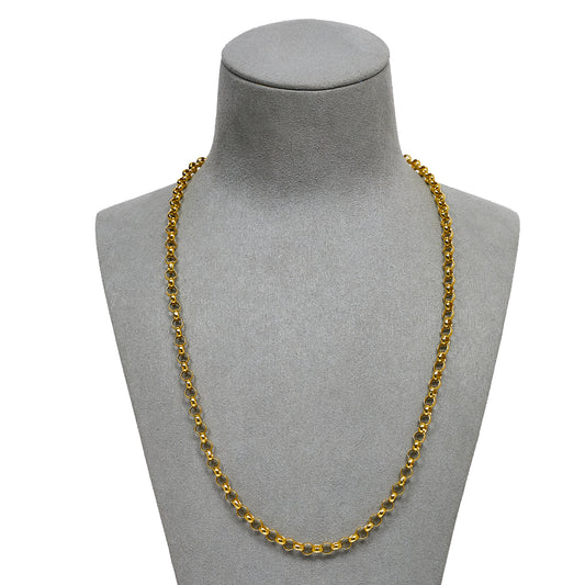 Pre-Owned 9ct Gold Belcher Chain Necklace 20 Inch