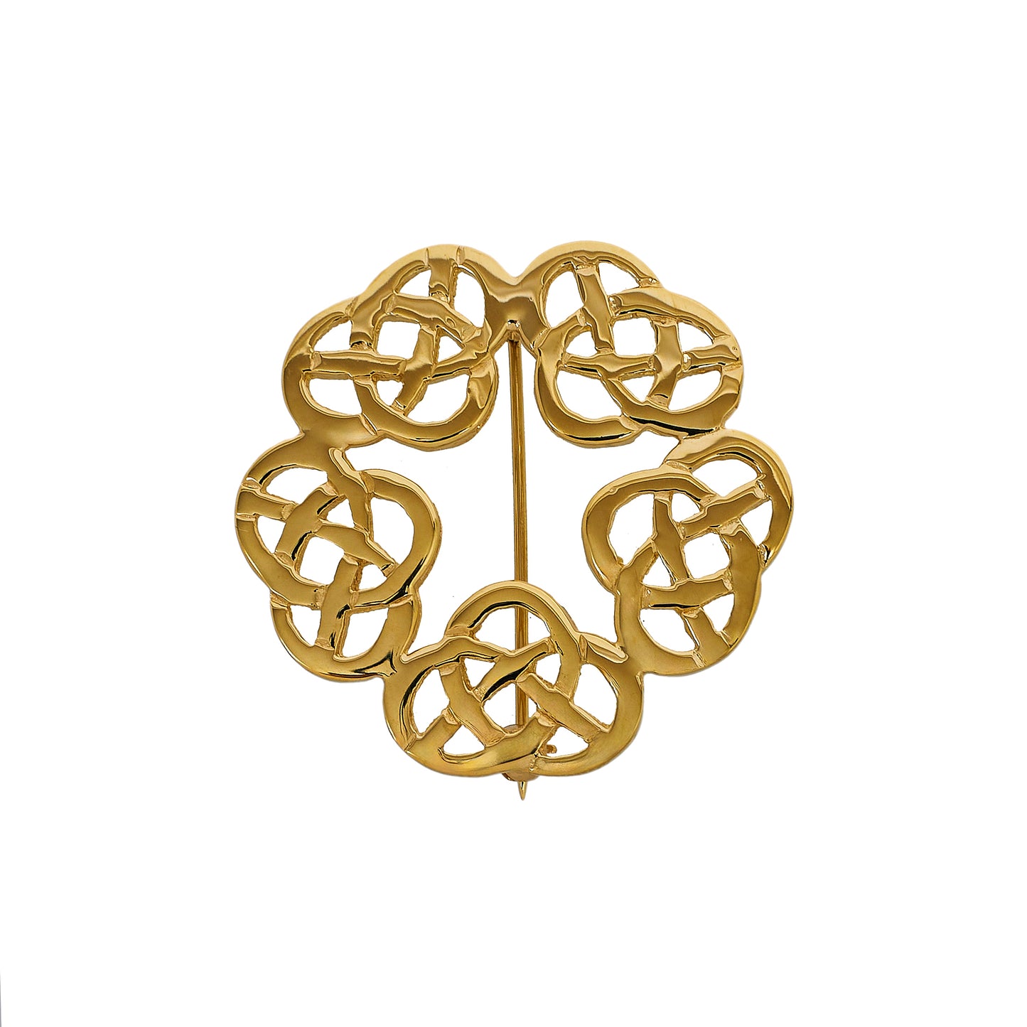 Pre-Owned 9ct Gold Celtic Knot Brooch