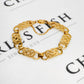 Pre-Owned 9ct Gold Celtic Plait Link Bracelet 7 Inch