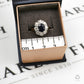 Pre-Owned 14ct Gold Sapphire & Diamond Cluster Ring Size L.5