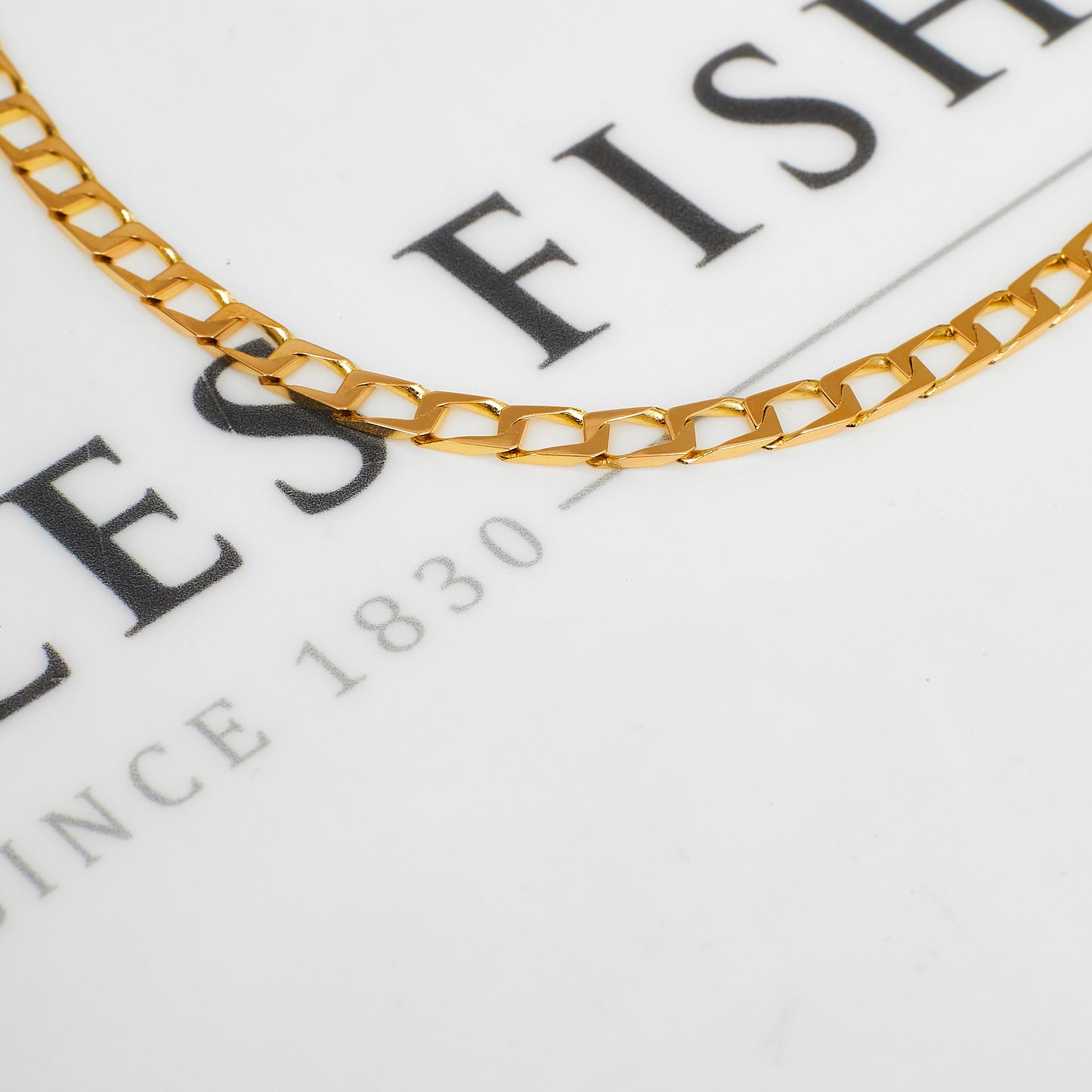 Pre-Owned 9ct Gold Curb Chain Bracelet 8 Inch