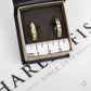 Pre-Owned 9ct Gold CZ Creole Hoop Earrings