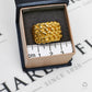 Pre-Owned 18ct Gold 4 Row Shot Ring Size R.5