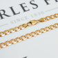 Pre-Owned 9ct Gold Curb Chain Necklace 22 Inch
