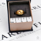 Pre-Owned 18ct Gold Synthetic Red Stone Snake Signet Ring