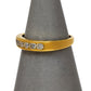 Pre-Owned 18ct Gold 7 Diamond Half Eternity Ring Size O
