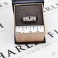 Pre-Owned 9ct White Gold CZ MUM Cherish Ring Size M