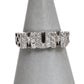 Pre-Owned 9ct White Gold CZ MUM Cherish Ring Size M