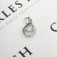 Pre-Owned 18ct White Gold Diamond Swirl Pendant