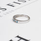 Pre-Owned 9ct White Gold Diamond & Topaz Ring Size L