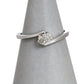 Pre-Owned 18ct White Gold Diamond Ring Size M