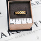 Pre-Owned 14ct Gold Brick Design Band Ring Size N