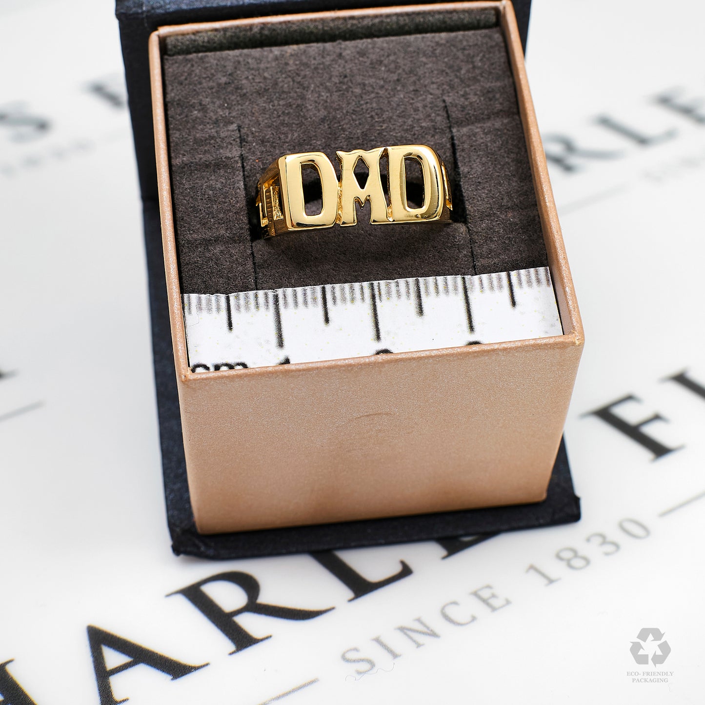 Pre-Owned 9ct Gold DAD Cherish Ring Size S