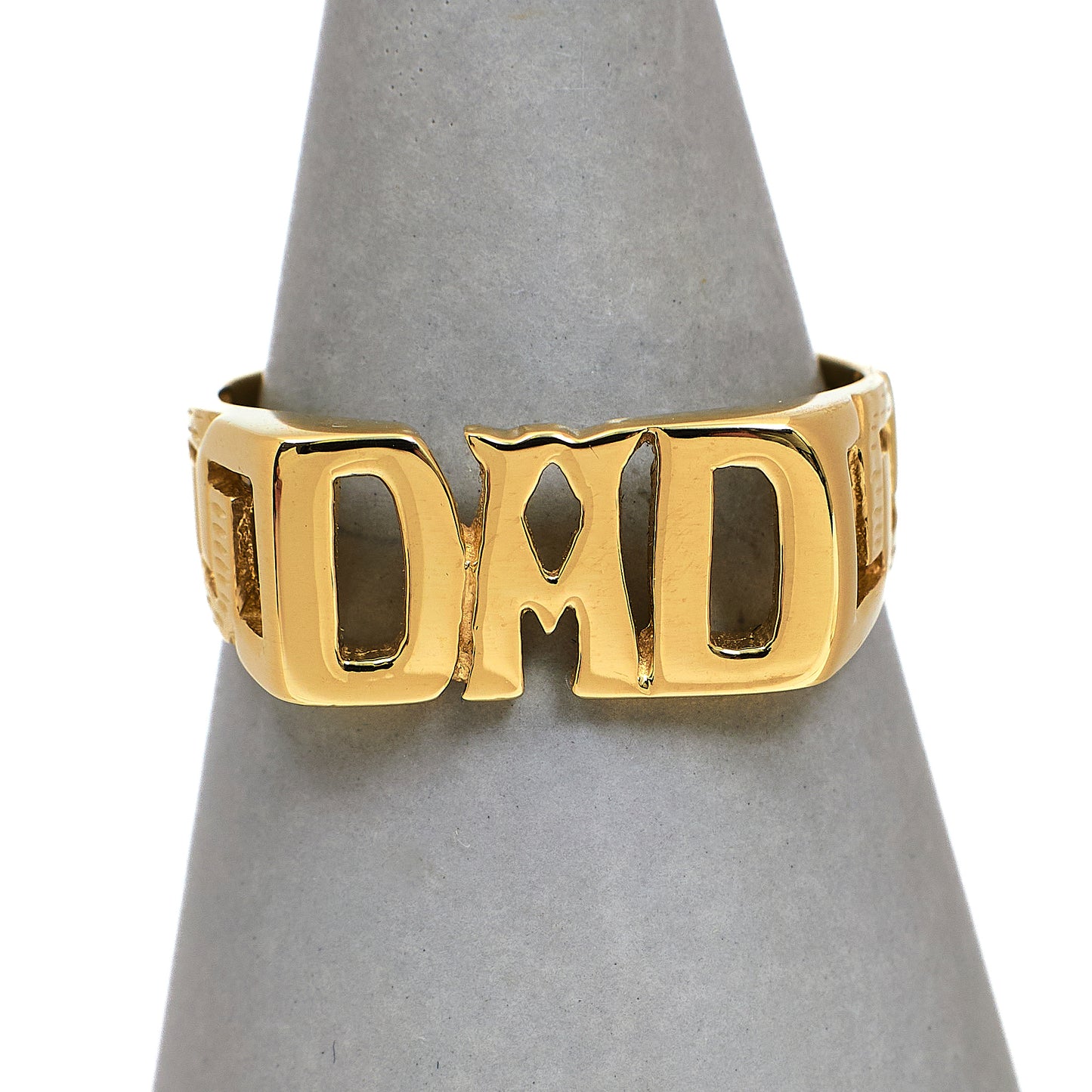 Pre-Owned 9ct Gold DAD Cherish Ring Size S