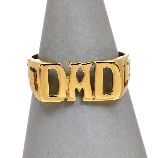 Pre-Owned 9ct Gold DAD Cherish Ring Size S