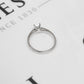 Pre-Owned 18ct White Gold Princess Cut Diamond Ring Size O