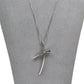 Pre-Owned 18ct White Gold & Diamond Cross Pendant & Chain