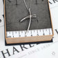 Pre-Owned 18ct White Gold & Diamond Cross Pendant & Chain