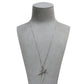 Pre-Owned 18ct White Gold & Diamond Cross Pendant & Chain