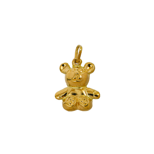 Pre-Owned 9ct Gold Teddy Bear Pendant