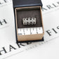 Pre-Owned 9ct White Gold Diamond 5 Circle Ring Size N.5