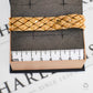 Pre-Owned 18ct Gold Rhombus Brickwork Bracelet