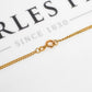 Pre-Owned 18ct Gold Curb Chain Necklace 22 Inch