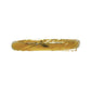 Pre-Owned 9ct Gold Hinged Twist  Bangle & Safety Chain