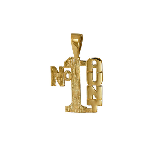 Pre-Owned 9ct Gold No 1 AUNT Pendant