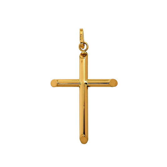 Pre-Owned 18ct Gold Cross Pendant