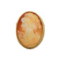 Pre-Owned 9ct Gold Oval Cameo Brooch