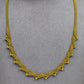 Pre-Owned 18ct Gold 3 Row Bead Dress Necklace 17 Inch