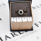 Pre-Owned 9ct Gold Sapphire & Diamond Cluster Ring Size K.5