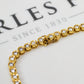 Pre-Owned 9ct Gold Diamond Tennis Bracelet 7 Inch