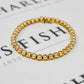 Pre-Owned 9ct Gold Diamond Tennis Bracelet 7 Inch