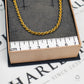 Pre-Owned 9ct Gold Rope Chain Necklace 18 Inch