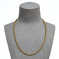 Pre-Owned 9ct Gold Rope Chain Necklace 18 Inch