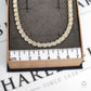 Pre-Owned 9ct Gold Illusion Set Diamond Bracelet 7 Inch